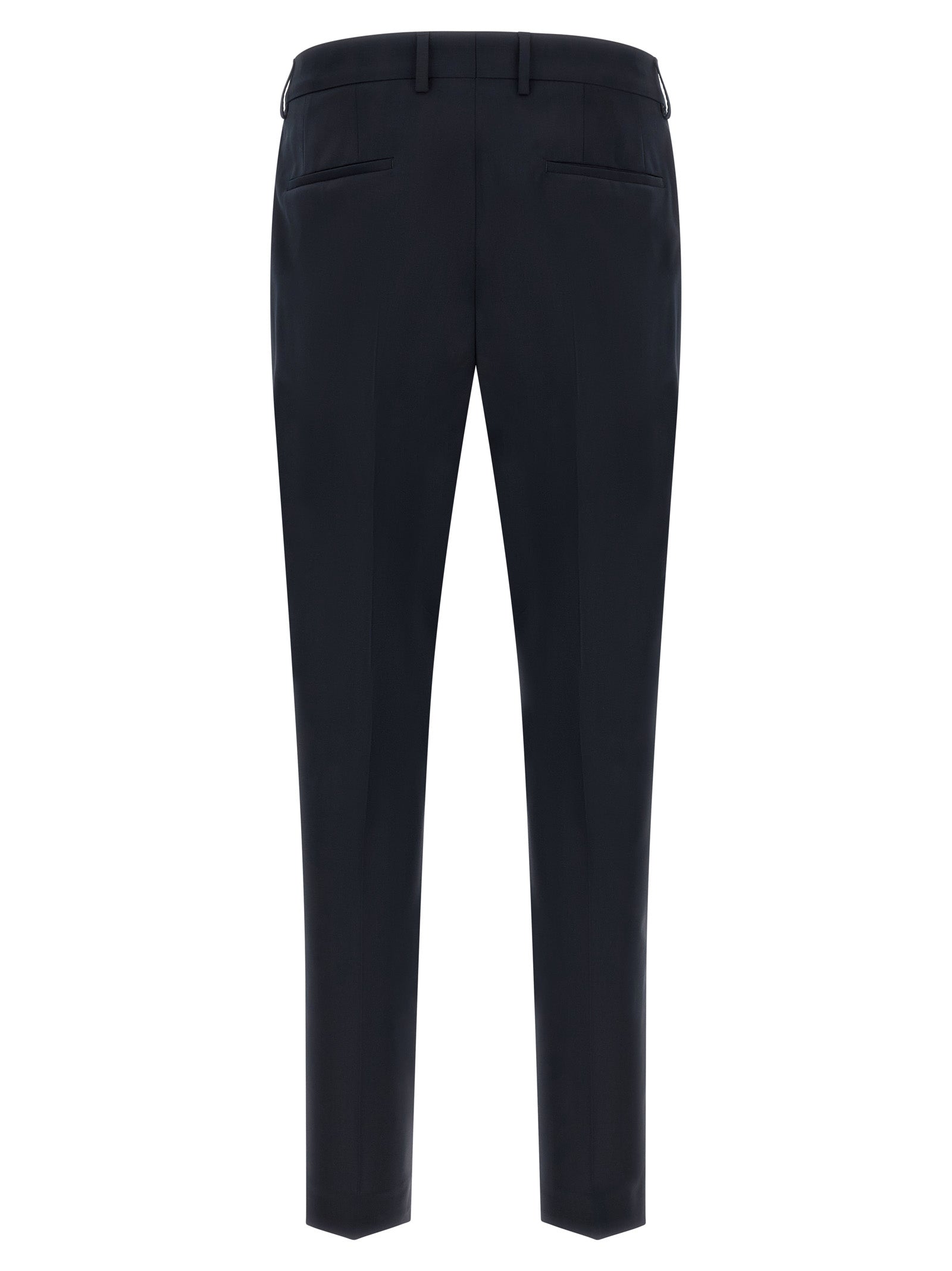 Blue Virgin Wool Two-Piece H-Houston Suit