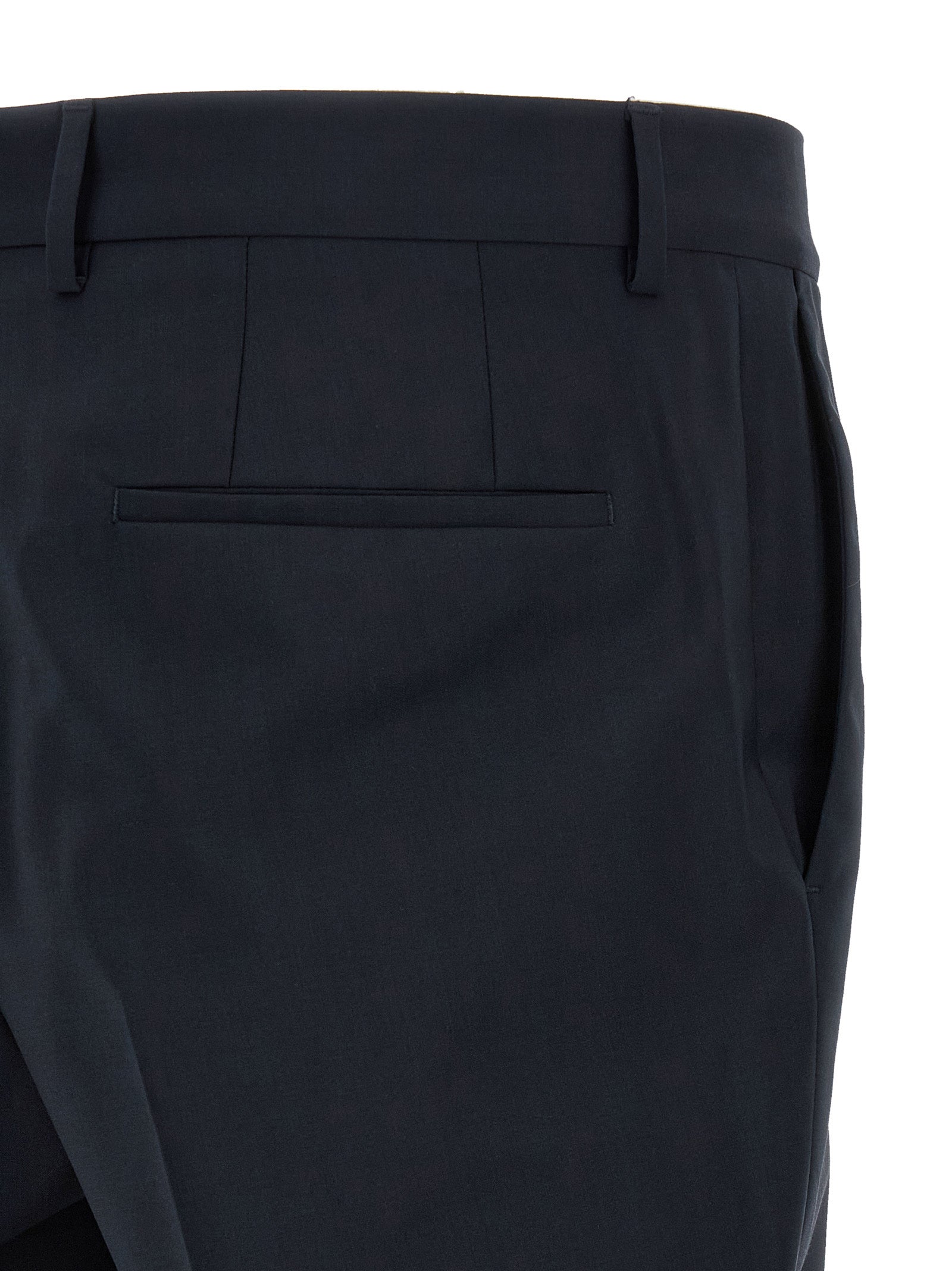 Blue Virgin Wool Two-Piece H-Houston Suit