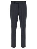 Blue Polyester Two-Piece Suit