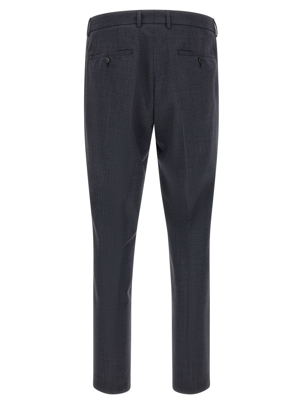 Blue Polyester Two-Piece Suit