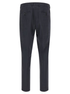 Blue Polyester Two-Piece Suit