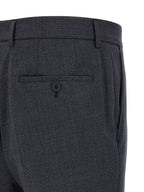 Blue Polyester Two-Piece Suit