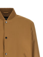 Beige Technical Bomber Jacket