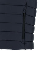 Blue Recycled Polyamide Sleeveless Jacket