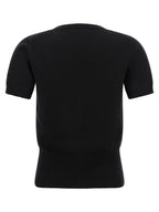 Cotton‑Cashmere Bea Short‑Sleeve Shirt