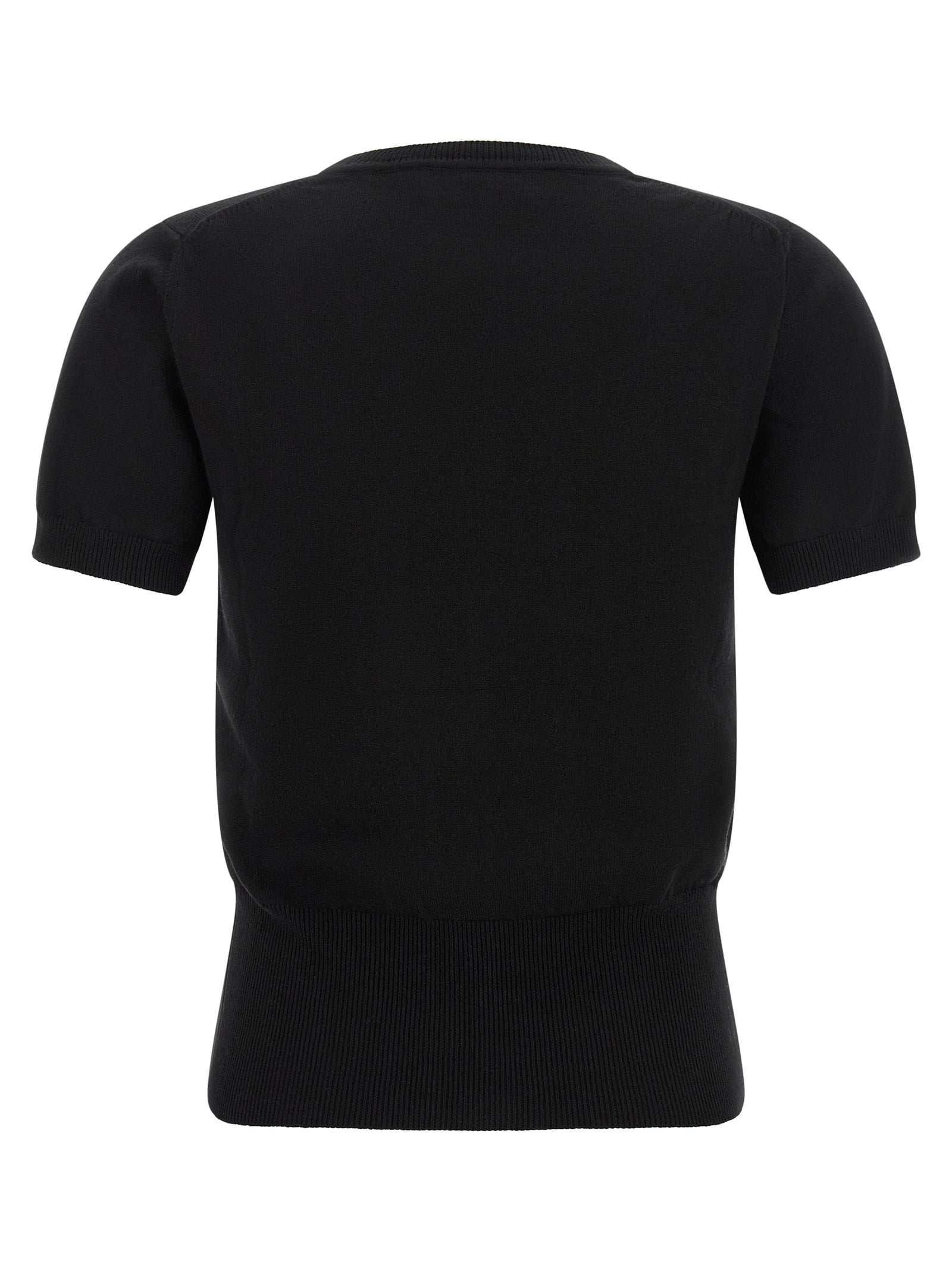 Cotton‑Cashmere Bea Short‑Sleeve Shirt