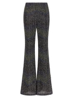 Polyamide Polyester Metal Caperdoni Flared Trousers