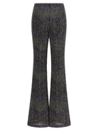 Polyamide Polyester Metal Caperdoni Flared Trousers