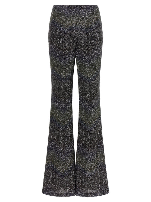 Polyamide Polyester Metal Caperdoni Flared Trousers