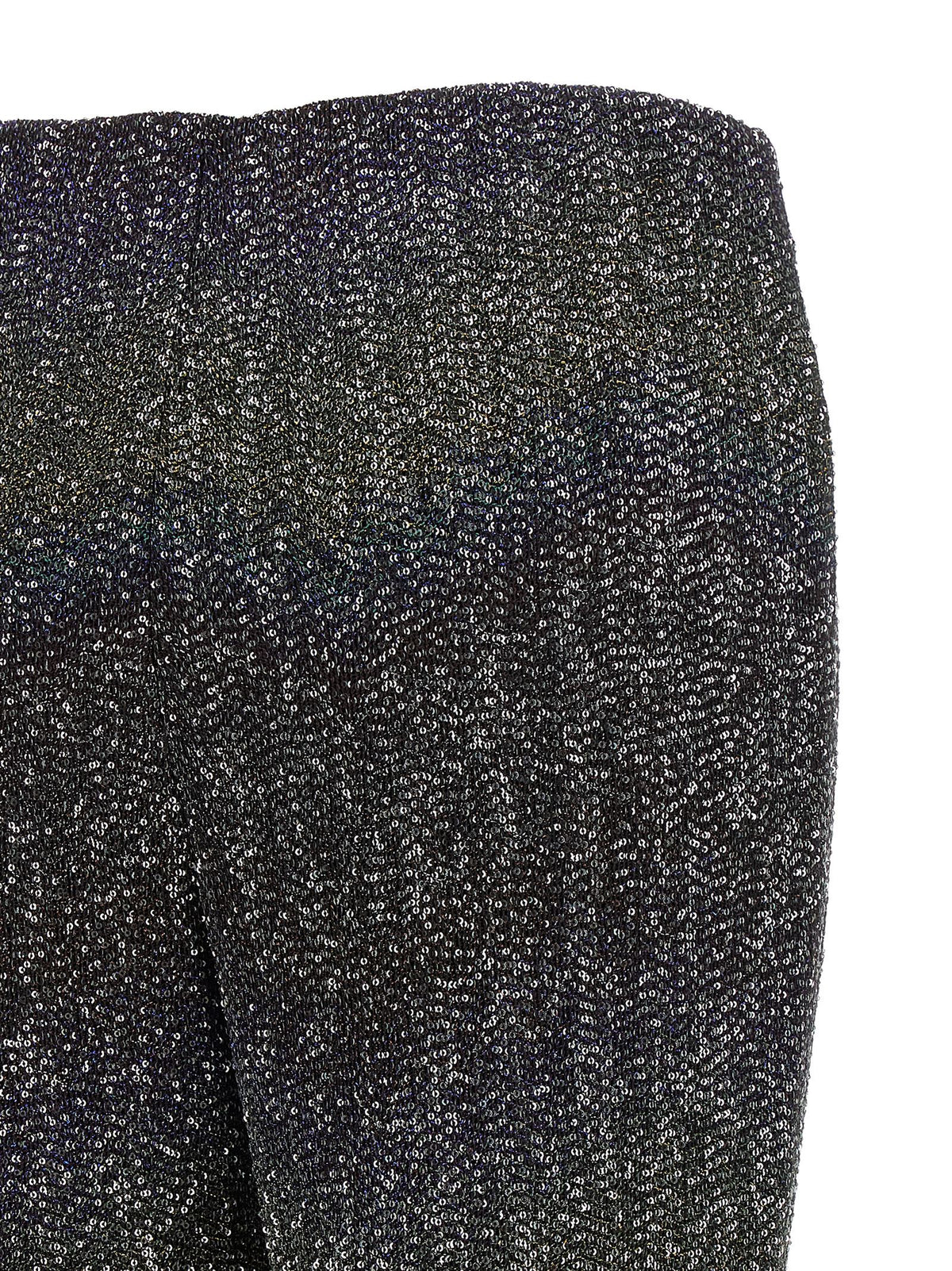 Polyamide Polyester Metal Caperdoni Flared Trousers