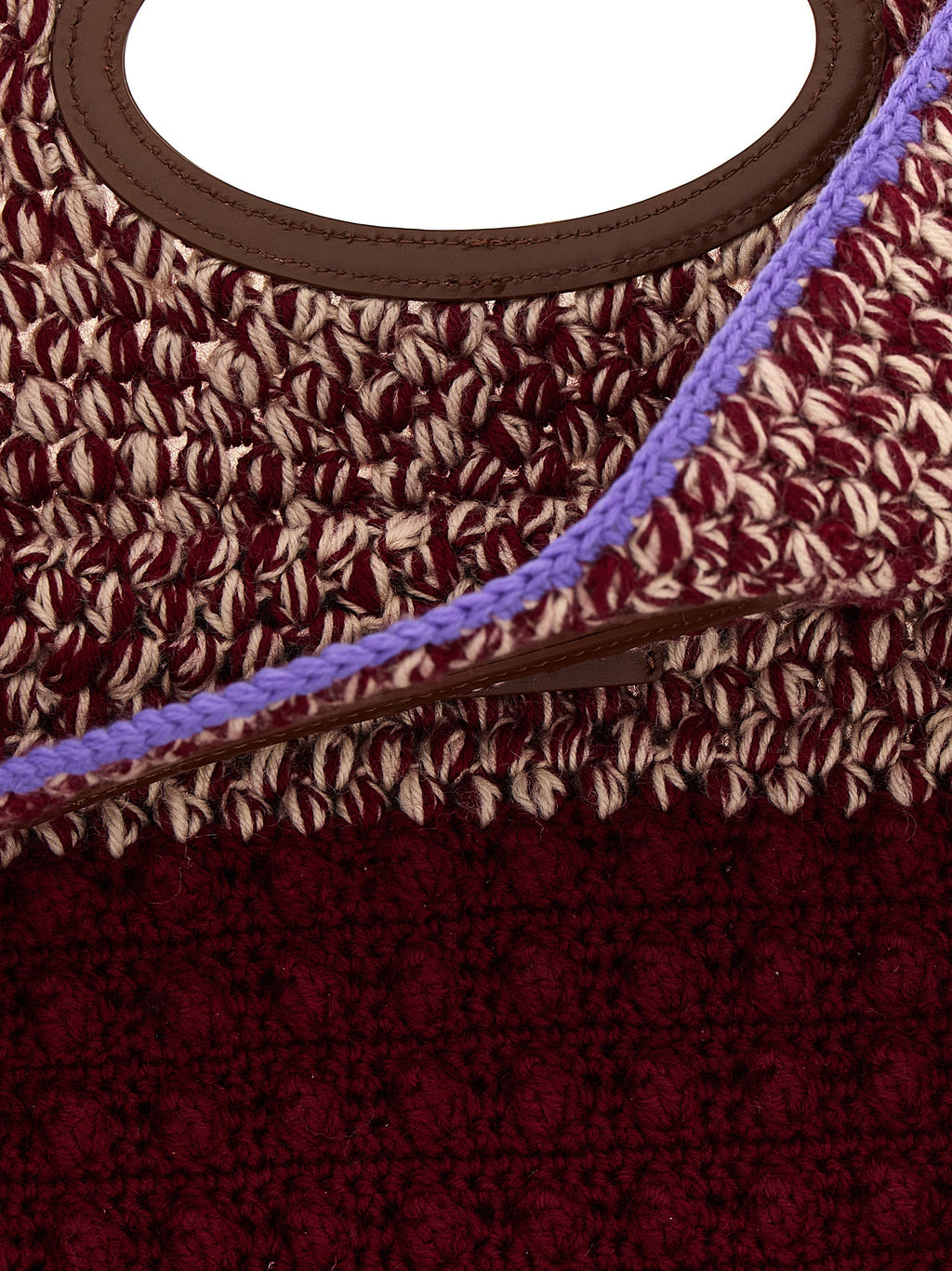 Bordeaux Wool Handbag