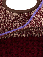 Bordeaux Wool Handbag