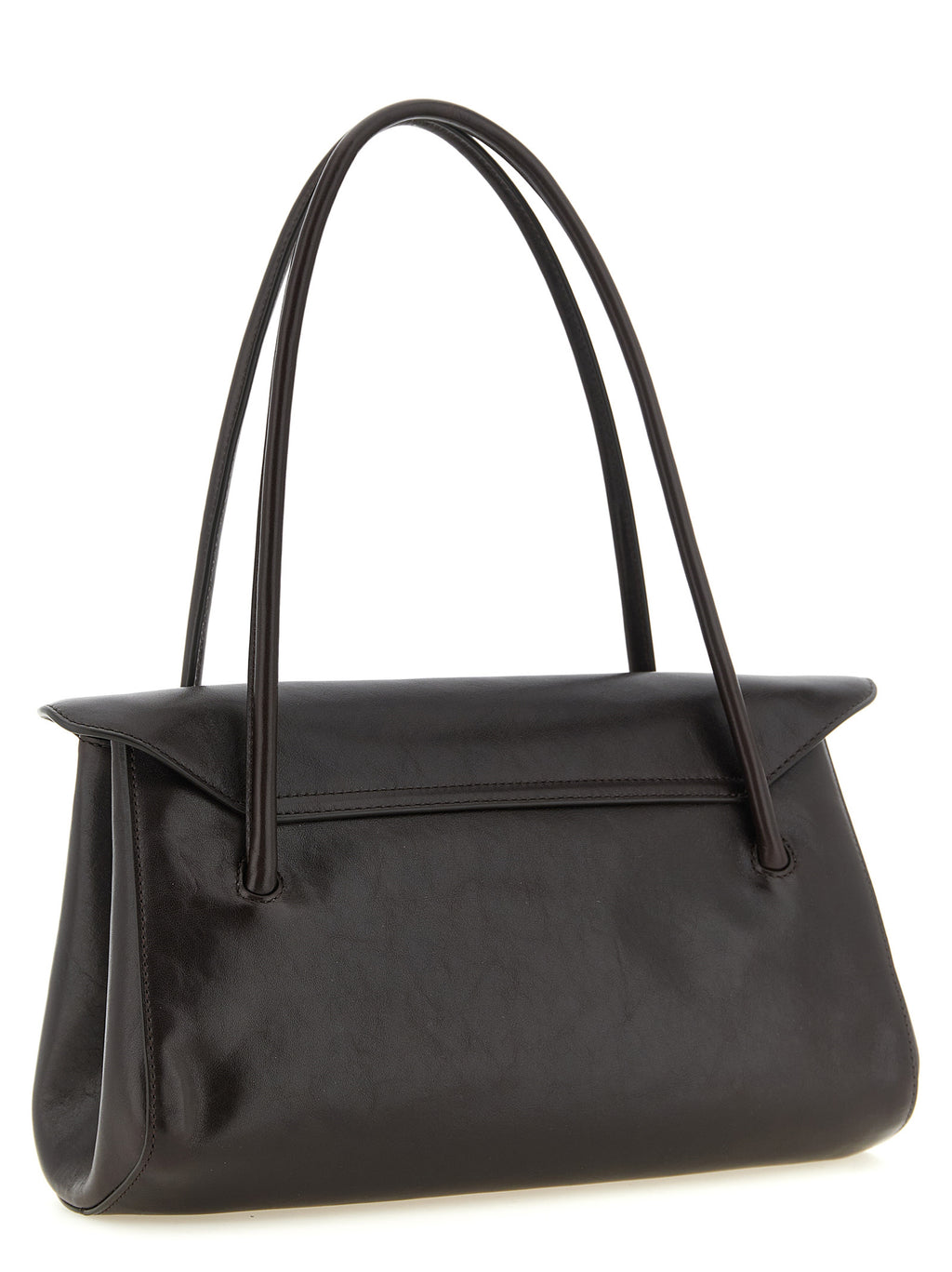 Calfskin East West Shoulder Bag