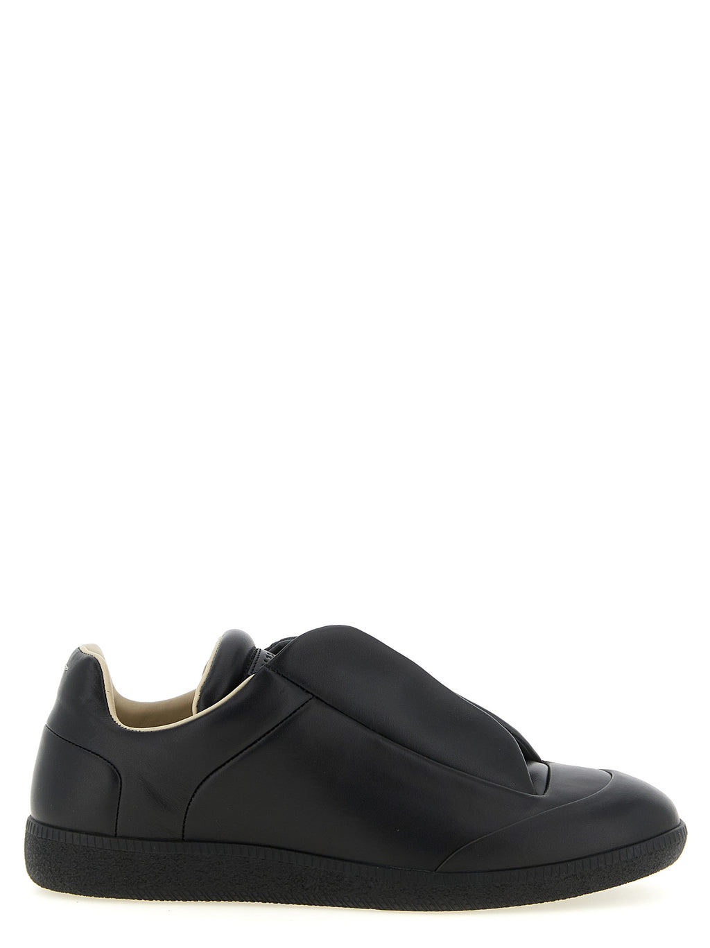 Black Calfskin Future Low Top Sneakers