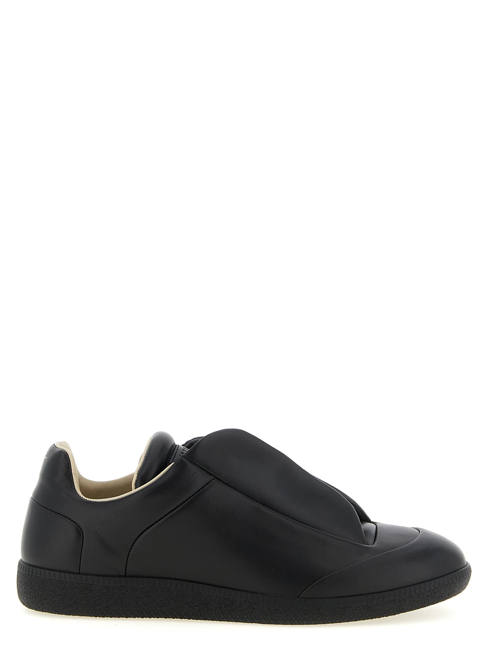 Black Calfskin Future Low Top Sneakers