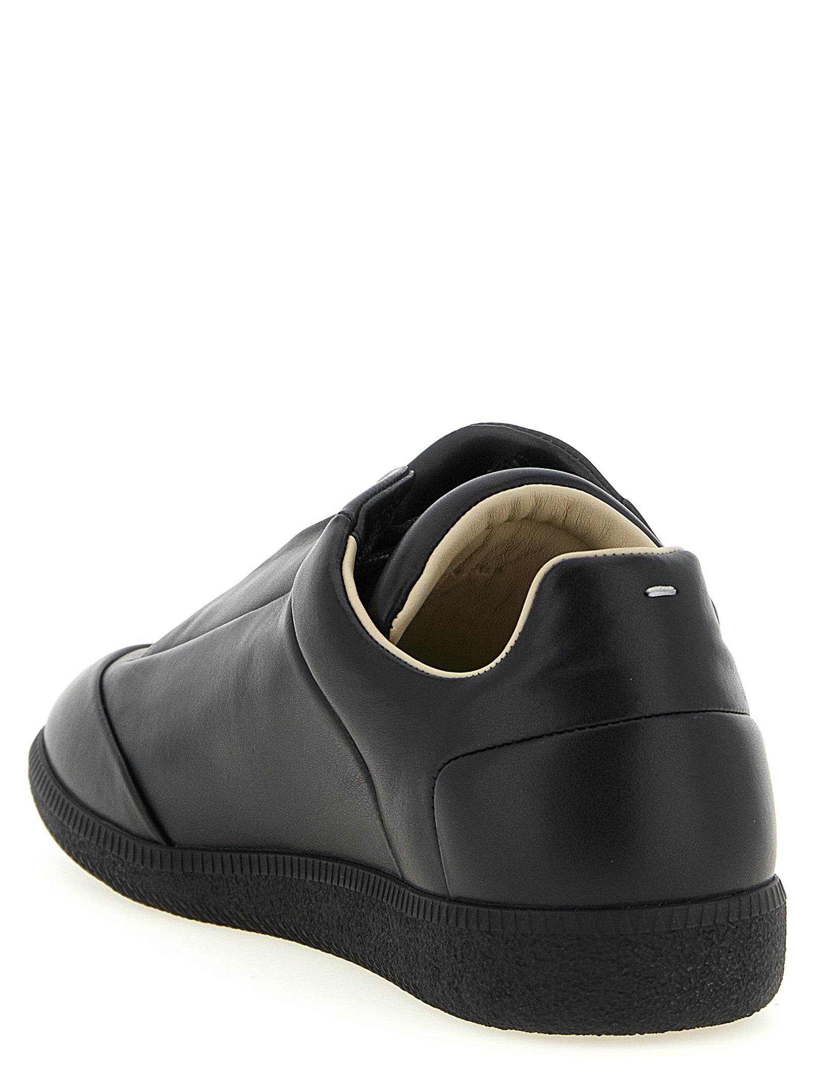 Black Calfskin Future Low Top Sneakers