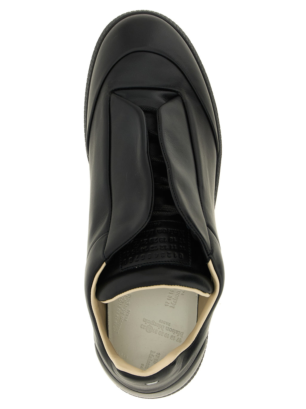Black Calfskin Future Low Top Sneakers