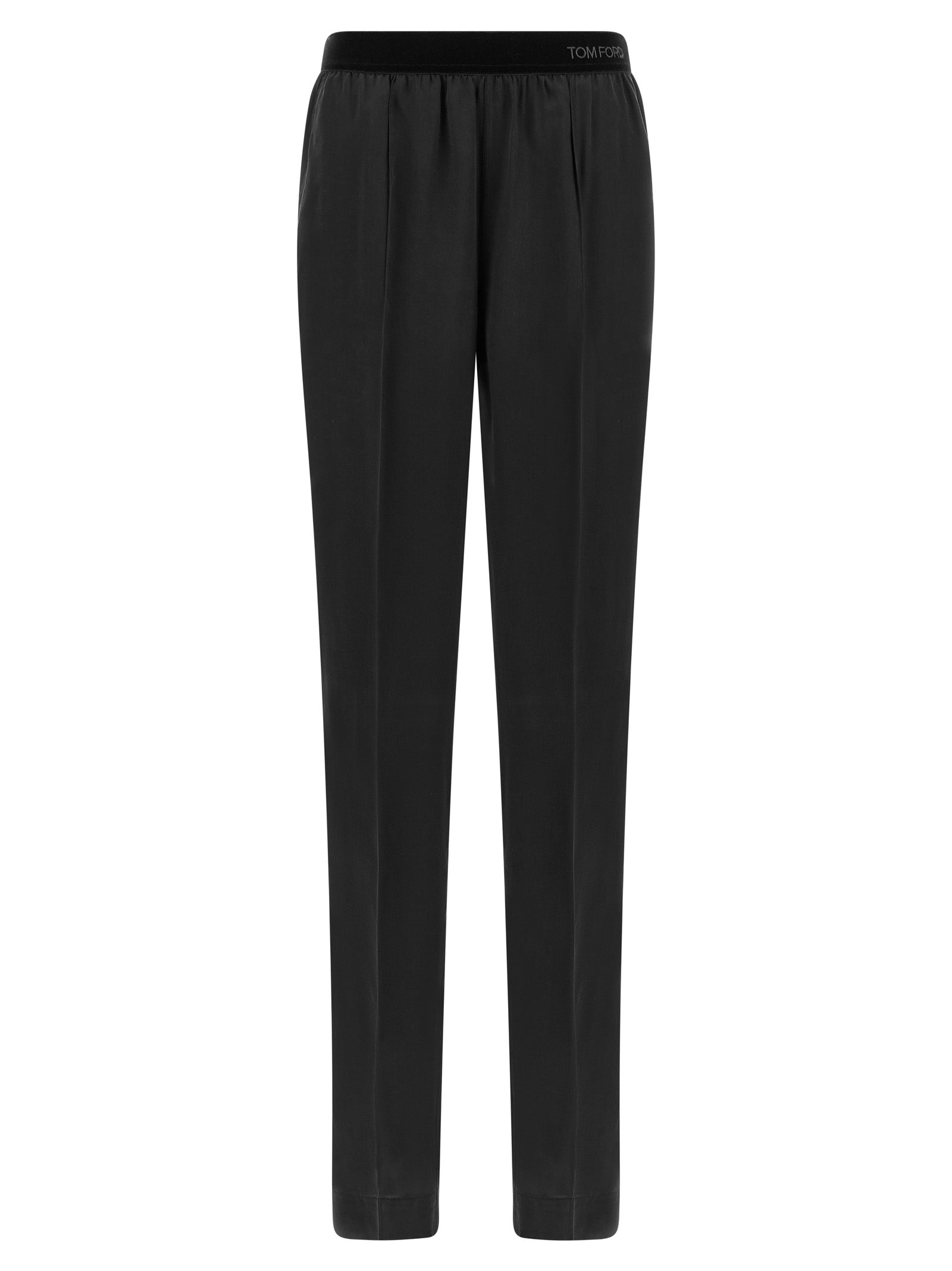 Black Silk Pajama Pants