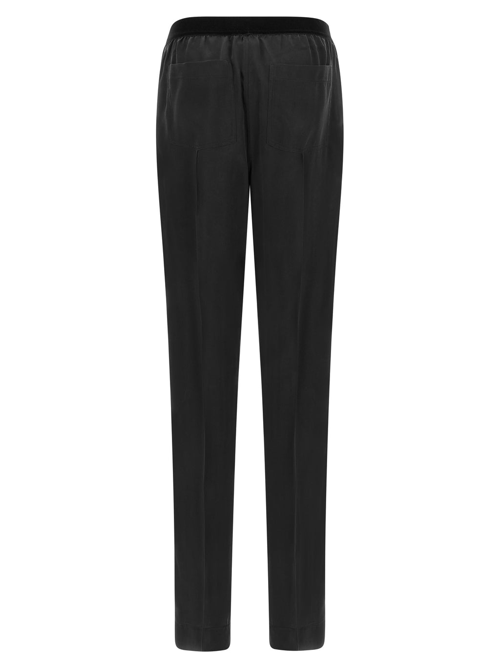 Black Silk Pajama Pants