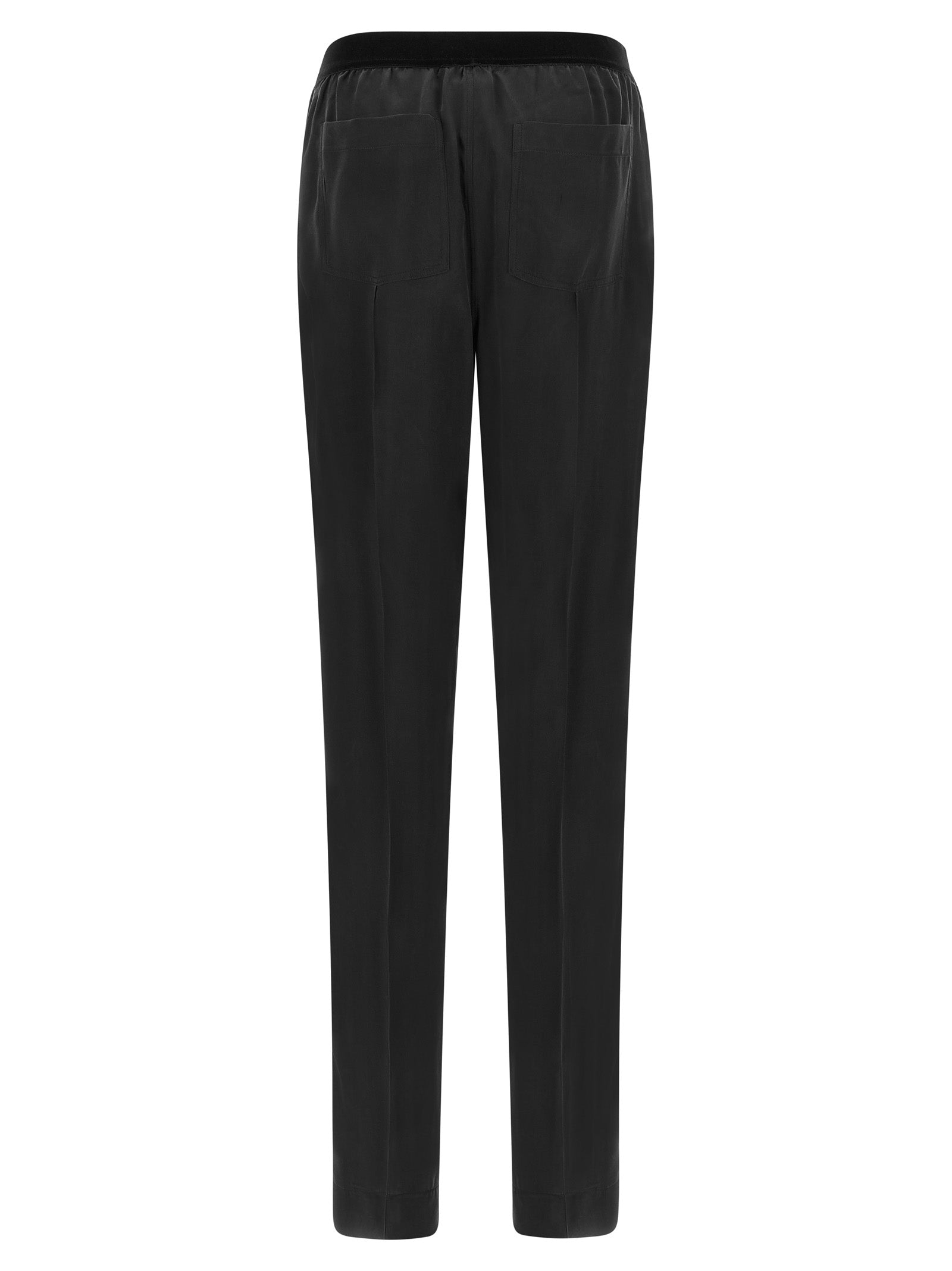 Black Silk Pajama Pants
