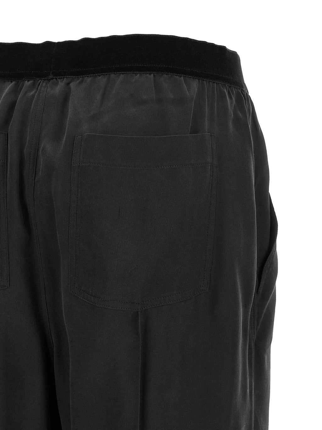 Black Silk Pajama Pants