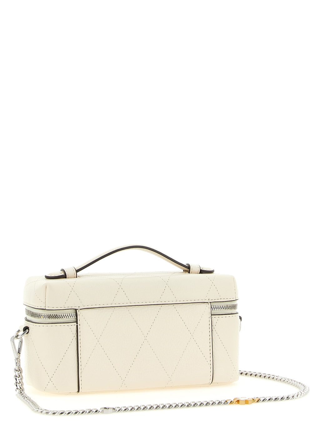 White Cowhide Crossbody Bag