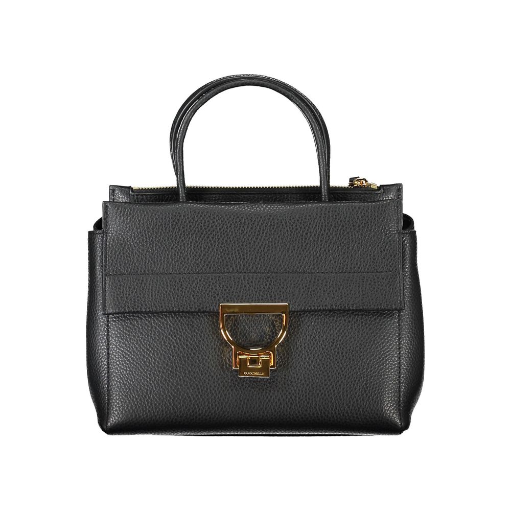Smooth Leather Dual Handle Tote