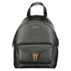 Black Leather Beat Generation Backpack