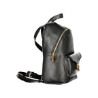 Black Leather Beat Generation Backpack