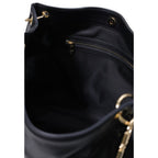 Large Black Polyethylene Handbag