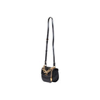 Viscose Medium Handbag with Gold Chain