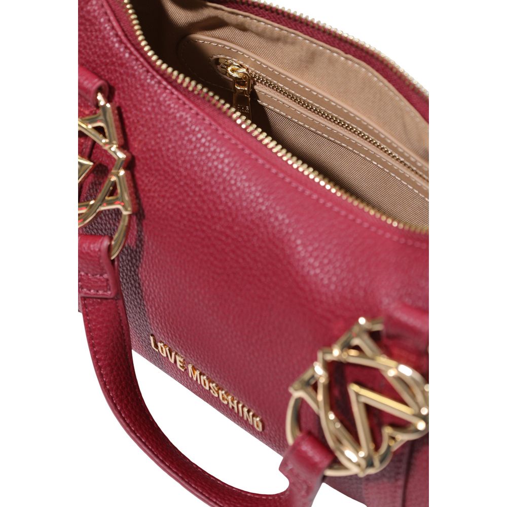Purple Polyethylene Handbag
