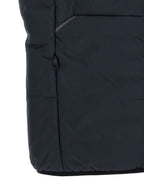 Navy Blue Polyester Sleeveless Jacket