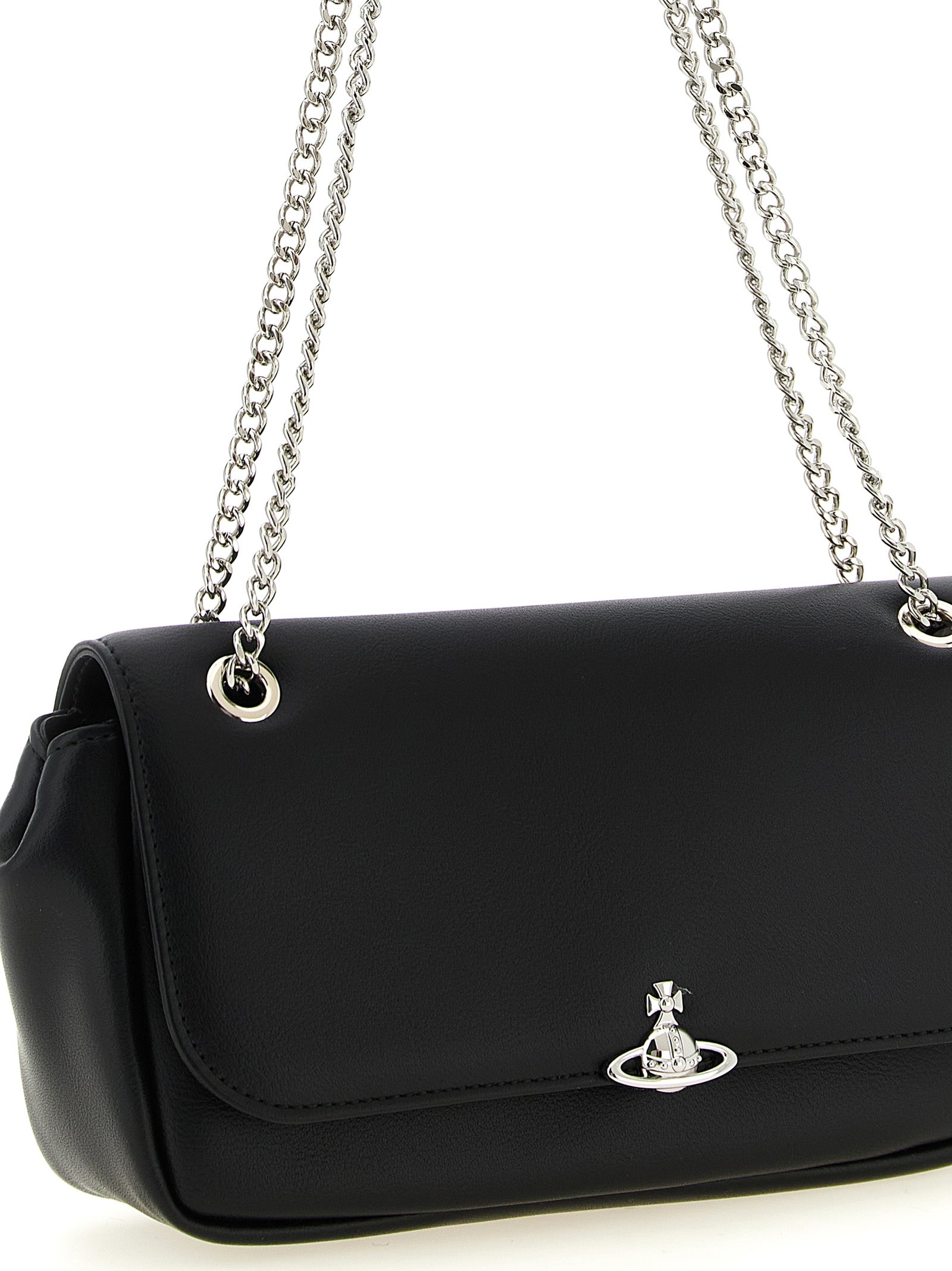 Polyester Chain Crossbody Bag