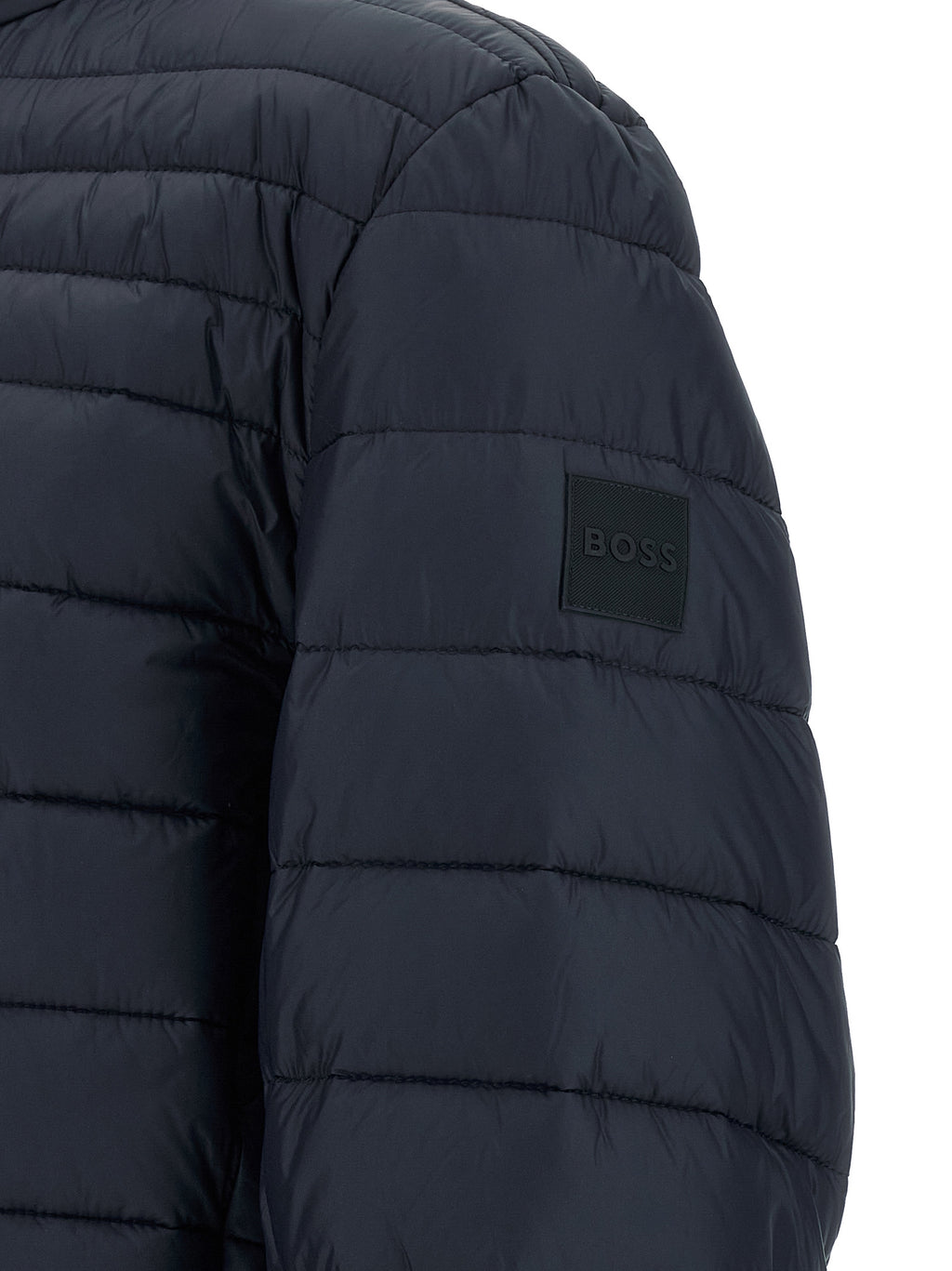 Blue Polyamide Full-Length Jacket