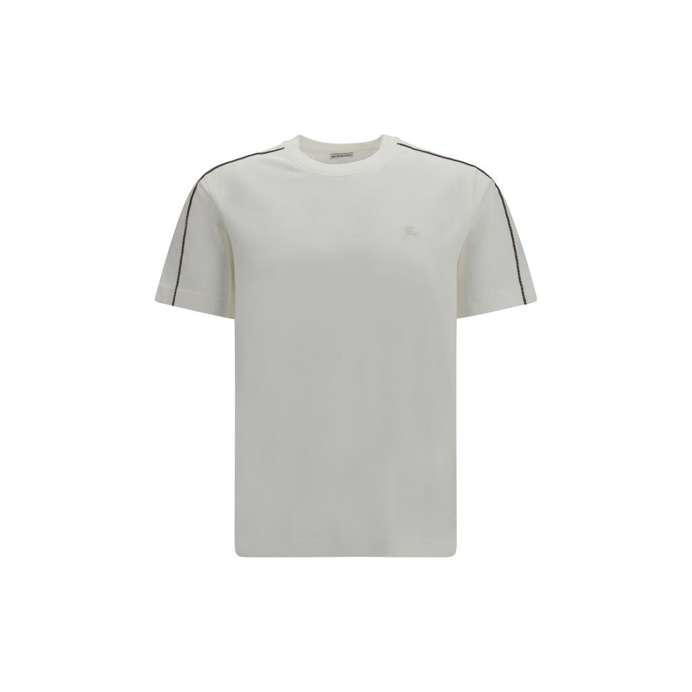 White Cotton Embroidered T-Shirt