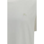 White Cotton Embroidered T-Shirt