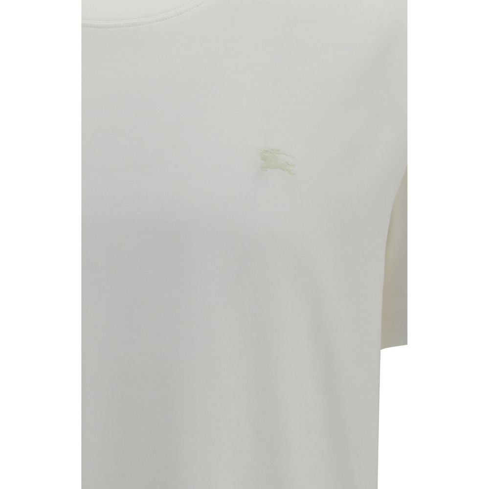 White Cotton Embroidered T-Shirt