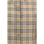 Beige Cotton Check Shirt