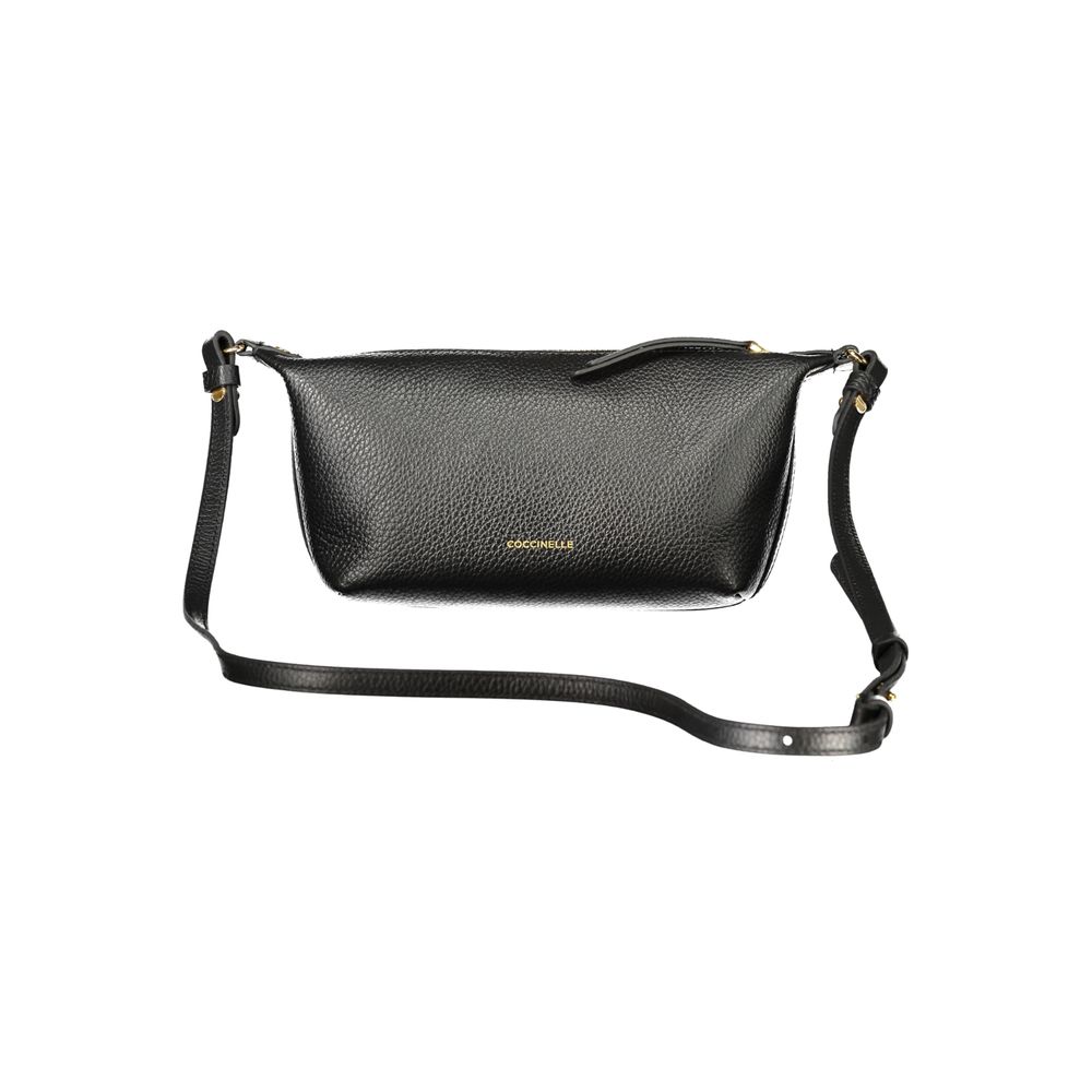 Black Leather Beat Generation Bag