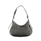 Black Leather Mavery Pocket Bag