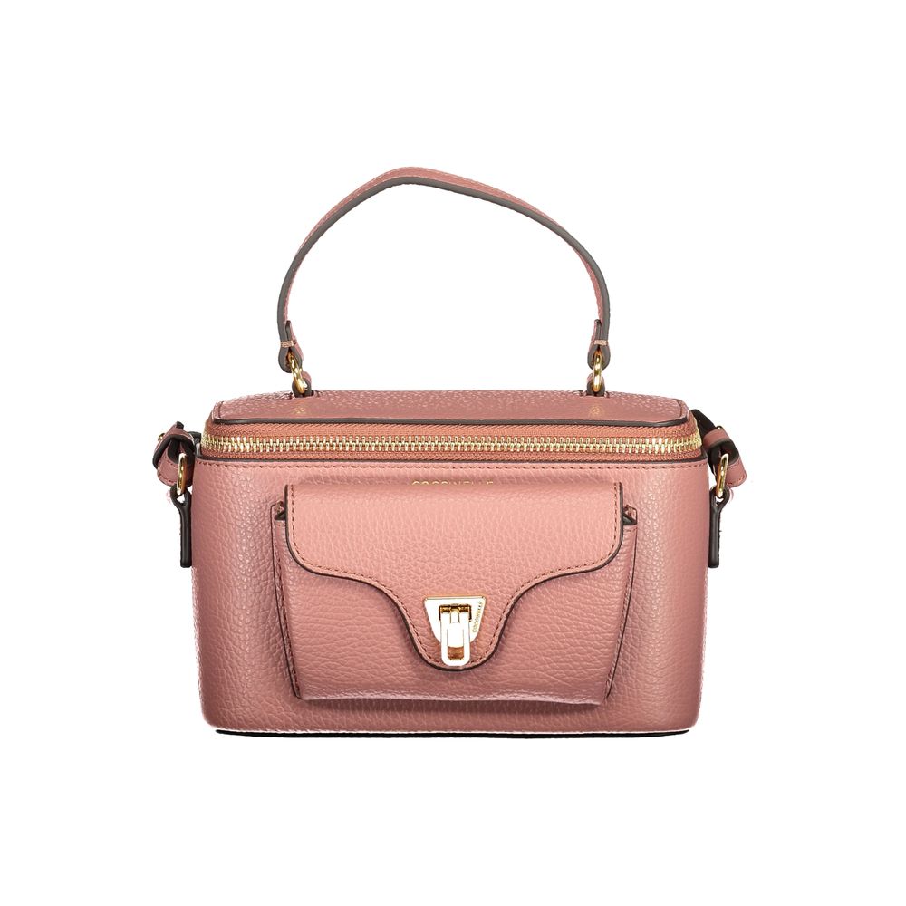 Pink Leather Handbag