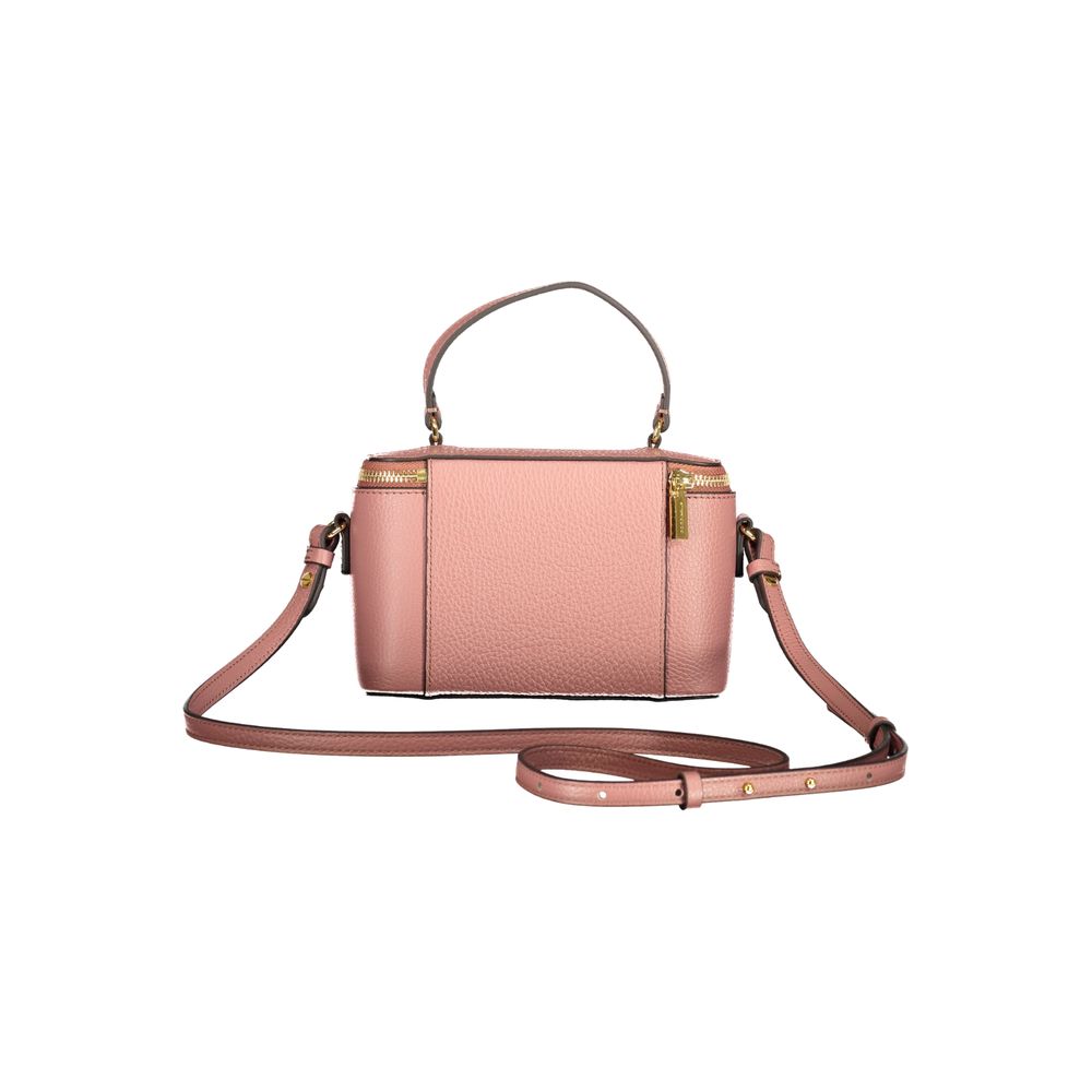 Pink Leather Handbag
