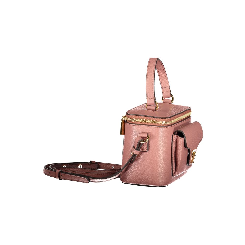 Pink Leather Handbag