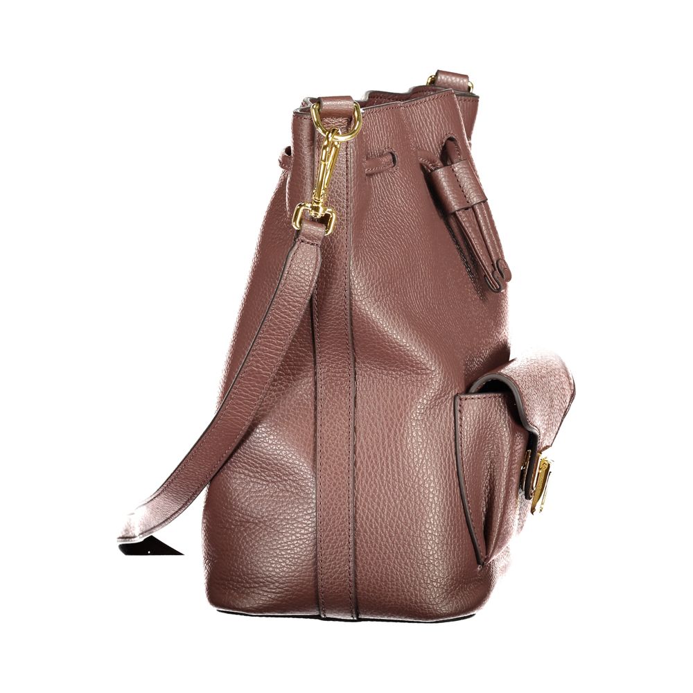 Leather Beat Bucket Bag