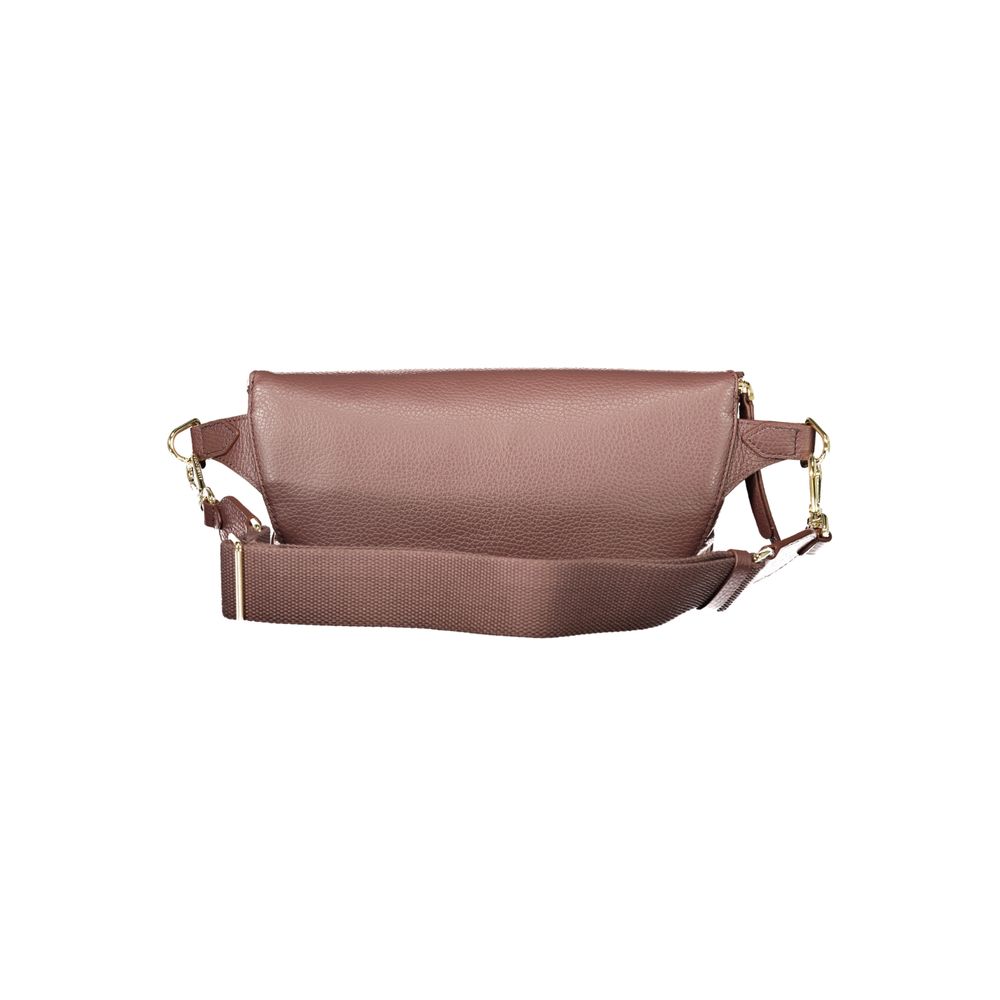 Brown Leather Mavery Pocket Belt Bag