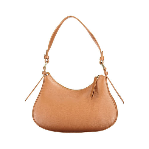 Brown Leather Mavery Pocket Bag