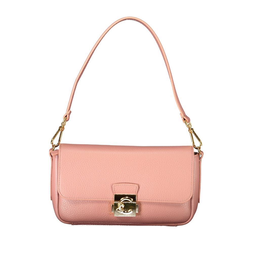 Pink Leather Handbag