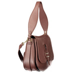 Mavery Leather Shoulder Bag