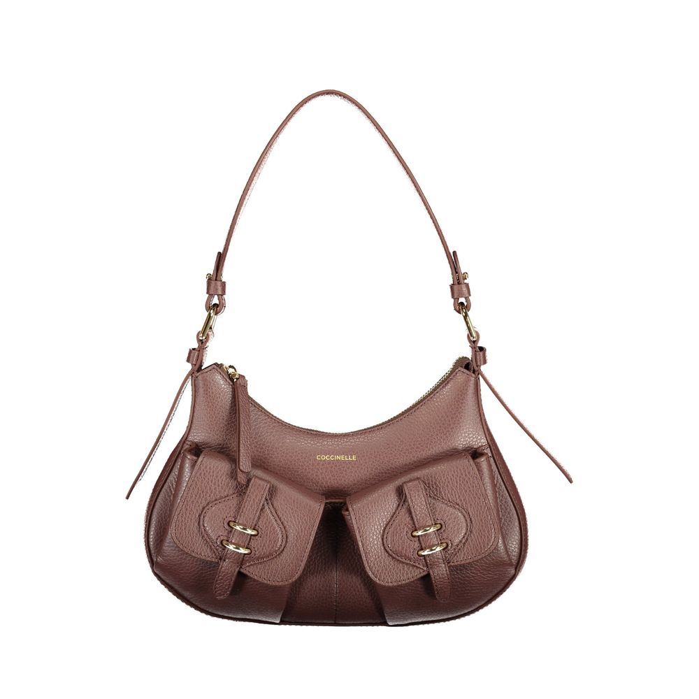 Brown Leather Maverick Pocket Bag